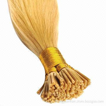 Virgin Remy European Prebonded I-tip Human Hair Extension, All Length and Color Available